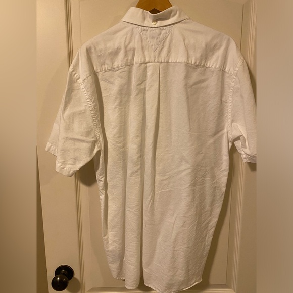 EUC Men’s Tommy Hilfiger Short Sleeve Dress Shirt - Size XL - Picture 4 of 4